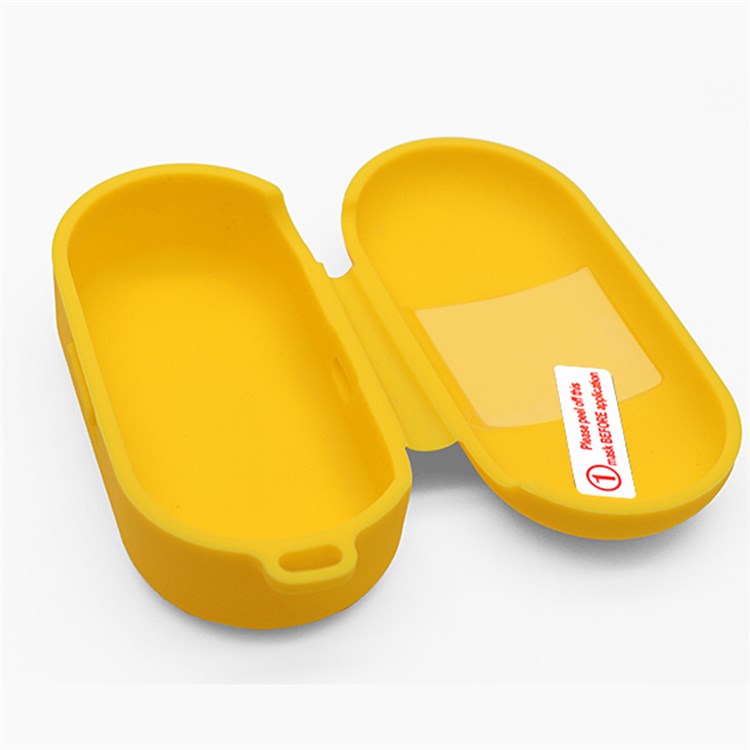 For Bose Sport Earbuds Bluetooth TWS Earphone Silicone Cover Drop-proof Case with Anti-lost Buckle - White