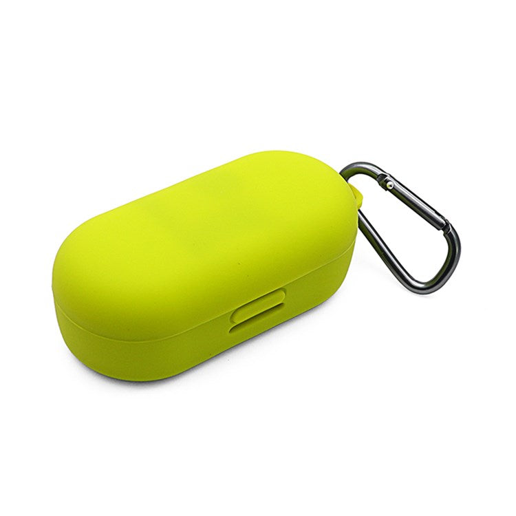 For Bose Sport Earbuds Bluetooth TWS Earphone Silicone Cover Drop-proof Case with Anti-lost Buckle - Green