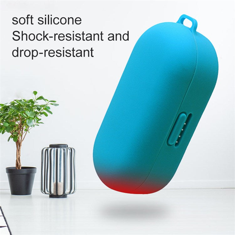 For Bose Sport Earbuds Bluetooth TWS Earphone Silicone Cover Drop-proof Case with Anti-lost Buckle - Pink