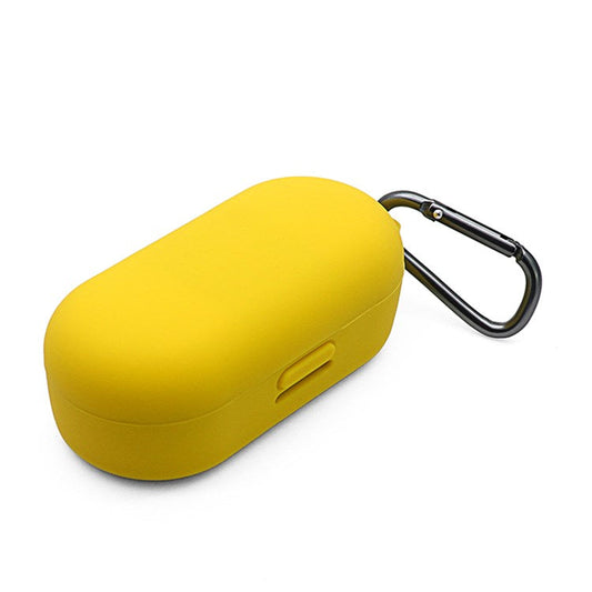For Bose Sport Earbuds Bluetooth TWS Earphone Silicone Cover Drop-proof Case with Anti-lost Buckle - Yellow