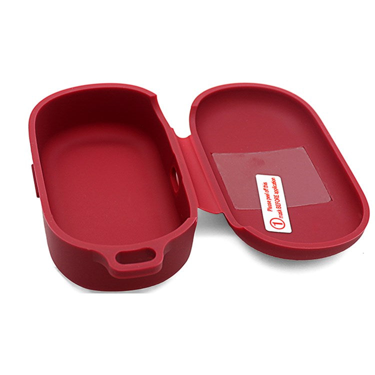 For Bose QuietComfort Earbuds Silicone Cover Bluetooth TWS Earphone Protective Sleeve Case with Anti-lost Buckle - White