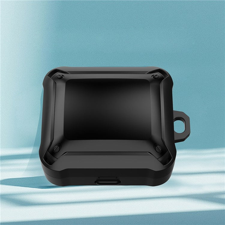 For Sony LinkBuds WF-L900 Protective Case Shockproof Earphone Shell Cover with Hook - Black