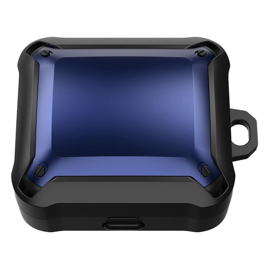 For Sony LinkBuds WF-L900 Protective Case Shockproof Earphone Shell Cover with Hook - Black/Blue