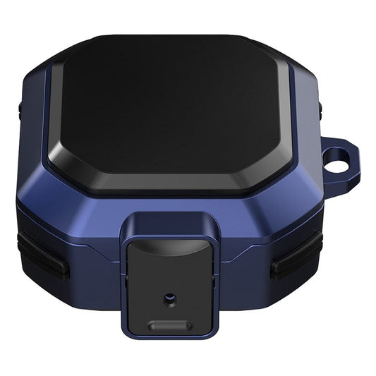 For Samsung Galaxy Buds2/Buds Live/Buds Pro Protective Case TPU + PC Earbuds Case Protector Shockproof Portable Earphone Charging Case Cover with Buckle/Closure - Blue