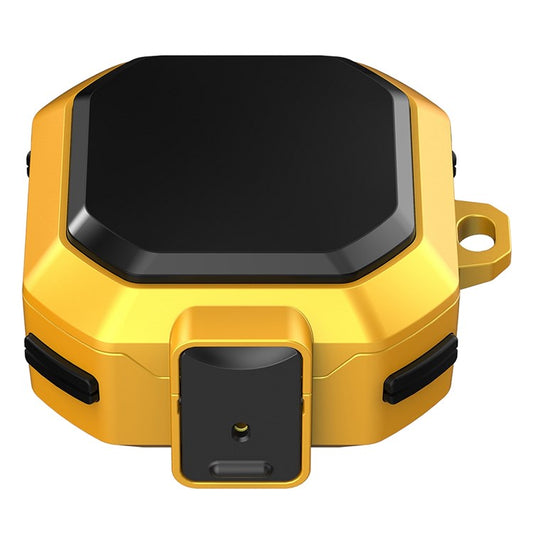 For Samsung Galaxy Buds2/Buds Live/Buds Pro Protective Case TPU + PC Earbuds Case Protector Shockproof Portable Earphone Charging Case Cover with Buckle/Closure - Yellow