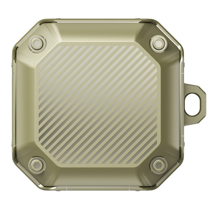 For Samsung Galaxy Buds Live / Buds 2 / Buds 2 Pro  / Buds Pro Anti-drop TPU Case Wireless Earphone Protective Cover with Buckle - Army Green