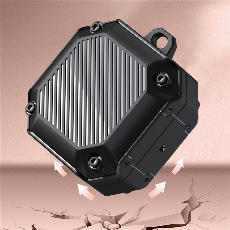 For Samsung Galaxy Buds Live / Buds 2 / Buds 2 Pro  / Buds Pro Anti-drop TPU Case Wireless Earphone Protective Cover with Buckle - Army Green