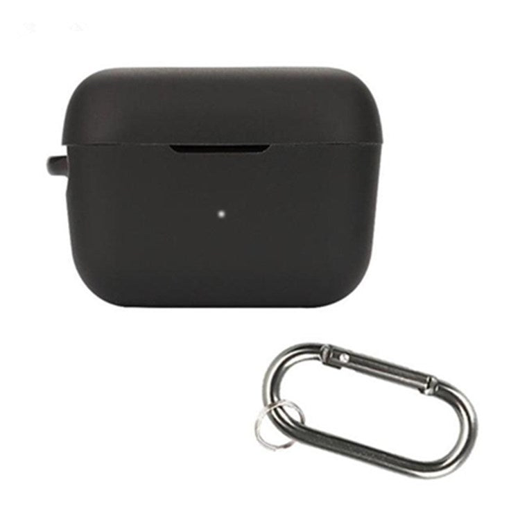 For Sennheiser CX200TW1-SPORT Silicone Cover Bluetooth TWS Earphone Protective Sleeve Case with Anti-lost Buckle - Black