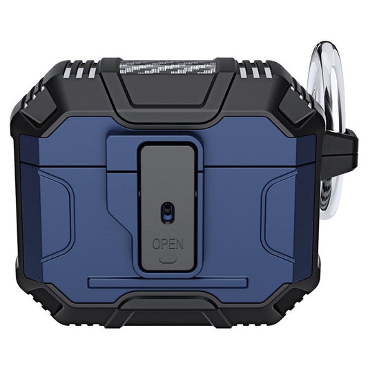 For Apple AirPods 3 Protective Case Soft TPU+PC Earbuds Charging Case Cover - Blue