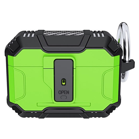 Earbuds Charging Case Protector for Apple AirPods Pro Headset Cover Soft TPU+PC Scratch Resistant Case - Cyan