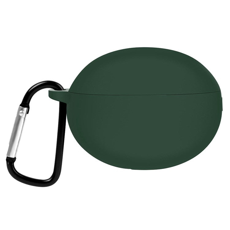 For Huawei FreeBuds 5i Bluetooth Earphone Silicone Protective Case Anti-drop Cover - Midnight Green