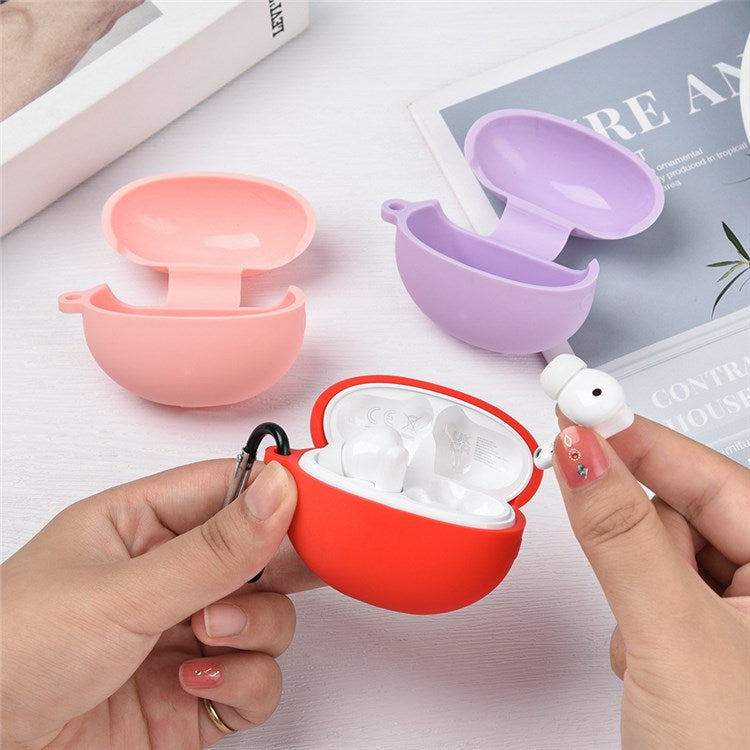 For Huawei FreeBuds 5i Bluetooth Earphone Silicone Protective Case Anti-drop Cover - Red