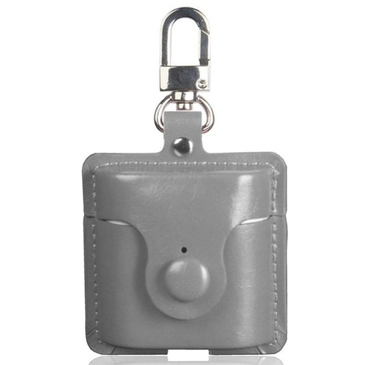 For Xiaomi Redmi Buds 3 Bluetooth Earphone Oil Texture PU Leather Protective Cover Anti-drop Sleeve - Grey