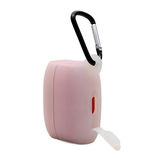 For Jabra Elite Active 65t Soft Silicone Sleeve Bluetooth Earphones Protective Case, with Anti-lost Buckle - Transparent