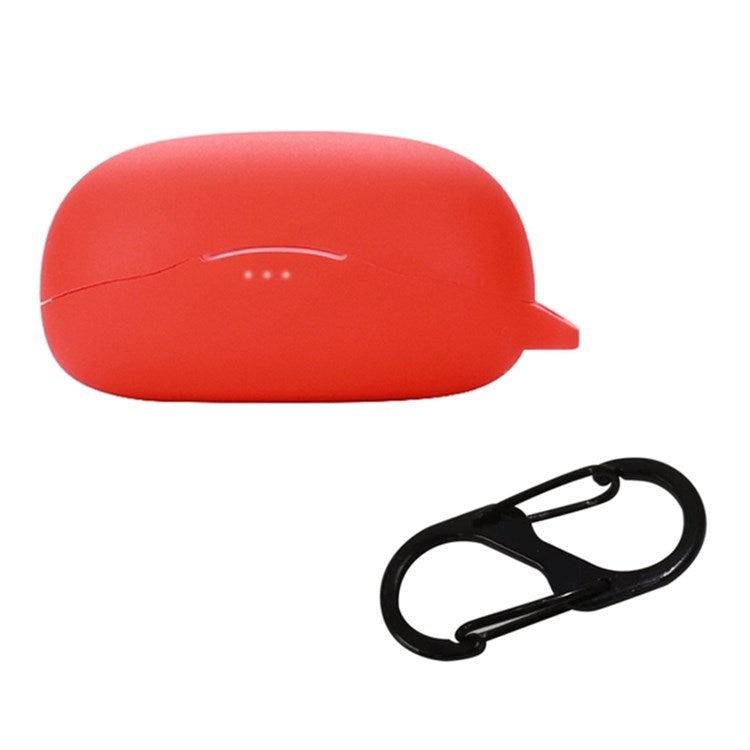 For Earsopen SS900 Bluetooth Earphones Silicone Case, Anti-scratch Earbuds Protective Cover with Anti-loss Buckle - Red