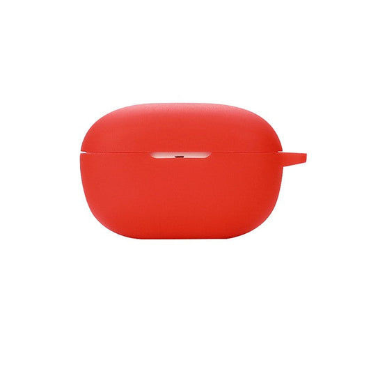 TWS Earphone Silicone Sleeve for SoundCore Life A3i, Soft Protection Cover Case with Anti-lost Buckle - Red