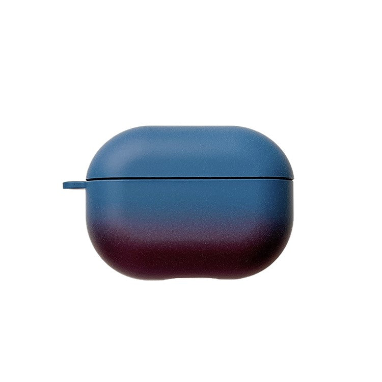 For Xiaomi Redmi Buds 4 Pro Fashionable Gradient Hard PC Anti-wear Matte Bluetooth Earphone Case Charging Box - Blue / Purple