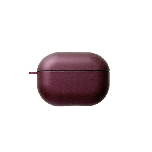 For Xiaomi Redmi Buds 4 Pro Matte Anti-fingerprint Hard PC Bluetooth Earphone Case Anti-drop Wear-resistant Charging Box - Wine Red