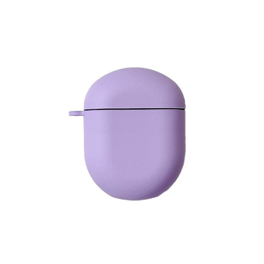 For Xiaomi Redmi Buds 4 Matte Hard PC Shockproof Anti-drop Bluetooth Earphone Case Charging Box - Purple