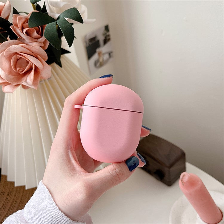 For Xiaomi Redmi Buds 4 Matte Hard PC Shockproof Anti-drop Bluetooth Earphone Case Charging Box - Pink