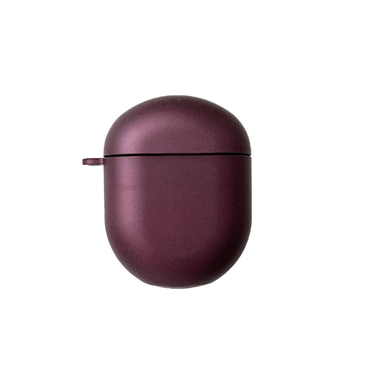 For Xiaomi Redmi Buds 4 Matte Hard PC Shockproof Anti-drop Bluetooth Earphone Case Charging Box - Wine Red