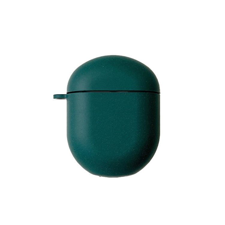 For Xiaomi Redmi Buds 4 Matte Hard PC Shockproof Anti-drop Bluetooth Earphone Case Charging Box - Blackish Green