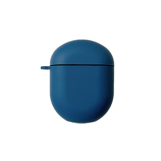 For Xiaomi Redmi Buds 4 Matte Hard PC Shockproof Anti-drop Bluetooth Earphone Case Charging Box - Dark Blue