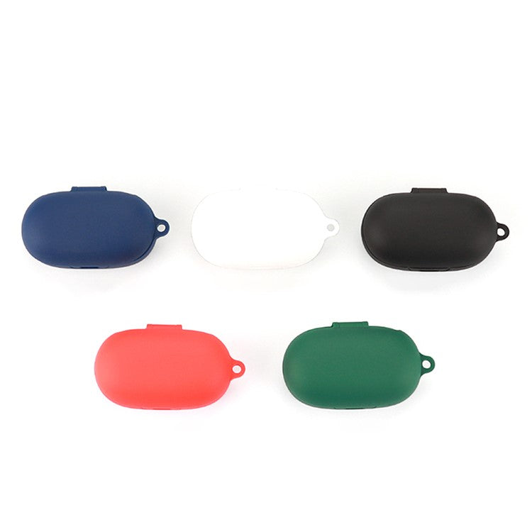 For Anker Soundcore Sport X10 Wireless Sport Earphone Silicone Case Anti-drop Protective Cover with Anti-lost Buckle - Black