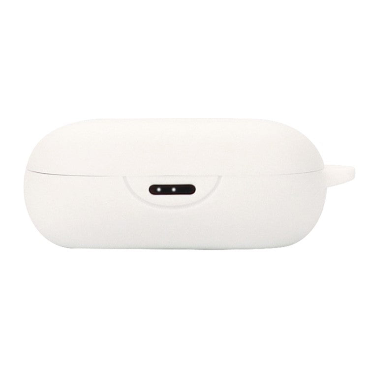 For Anker Soundcore Sport X10 Wireless Sport Earphone Silicone Case Anti-drop Protective Cover with Anti-lost Buckle - White