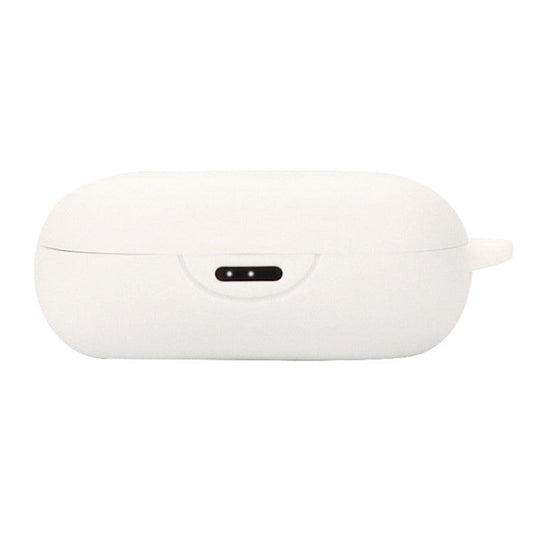 For Anker Soundcore Sport X10 Wireless Sport Earphone Silicone Case Anti-drop Protective Cover with Anti-lost Buckle - White