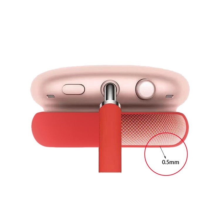 For AirPods Max 2024 (USB-C) / Max Outer Shell + Earmuff + Headband Protective Cover Anti-Scratch Case - Pink