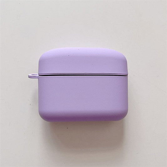 For Baseus M2 Matte Anti-wear Solid Color Hard PC Earphone Case Protective Anti-shock Cover - Purple