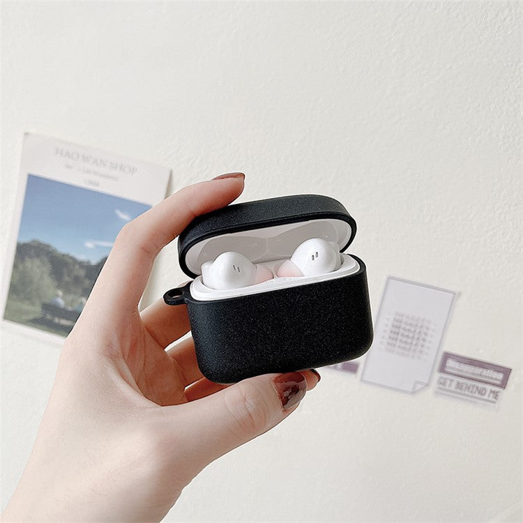 For Baseus M2 Matte Anti-wear Solid Color Hard PC Earphone Case Protective Anti-shock Cover - Dark Blue