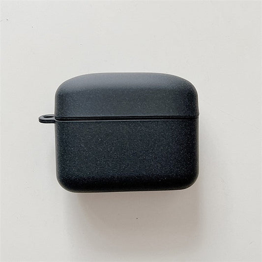 For Baseus M2 Matte Anti-wear Solid Color Hard PC Earphone Case Protective Anti-shock Cover - Black