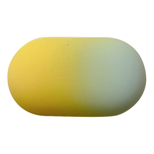 For Samsung Galaxy Buds / Buds+ Gradient Matte Hard PC Shell Bluetooth Earphone Anti-drop Protective Cover - Yellow / Mint Green
