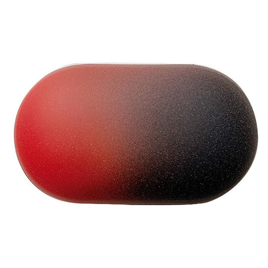 For Samsung Galaxy Buds / Buds+ Gradient Matte Hard PC Shell Bluetooth Earphone Anti-drop Protective Cover - Red / Black