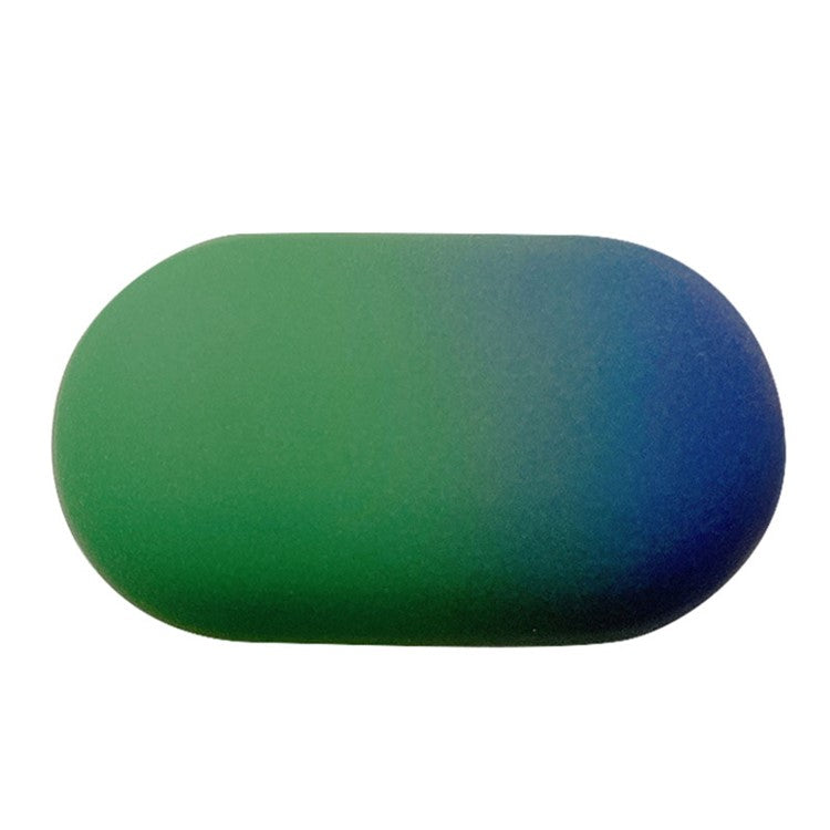 For Samsung Galaxy Buds / Buds+ Gradient Matte Hard PC Shell Bluetooth Earphone Anti-drop Protective Cover - Green / Blue