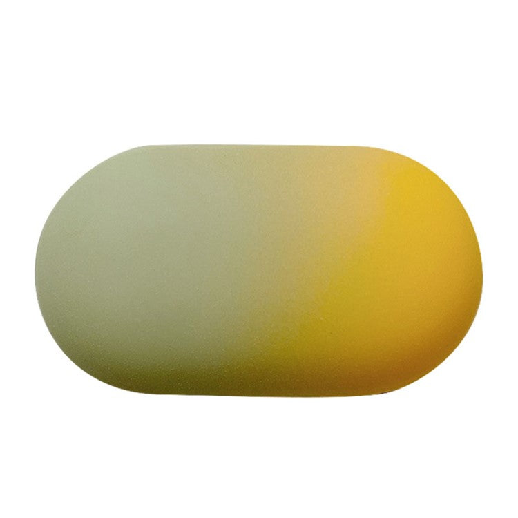 For Samsung Galaxy Buds / Buds+ Gradient Matte Hard PC Shell Bluetooth Earphone Anti-drop Protective Cover - Green / Yellow