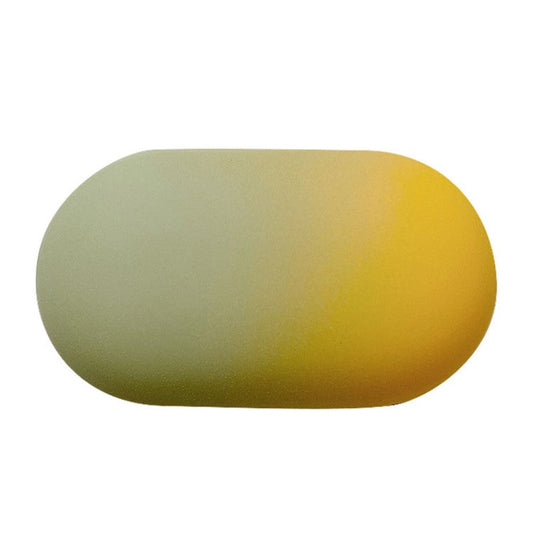 For Samsung Galaxy Buds / Buds+ Gradient Matte Hard PC Shell Bluetooth Earphone Anti-drop Protective Cover - Green / Yellow