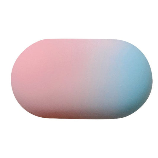 For Samsung Galaxy Buds / Buds+ Gradient Matte Hard PC Shell Bluetooth Earphone Anti-drop Protective Cover - Pink / Blue