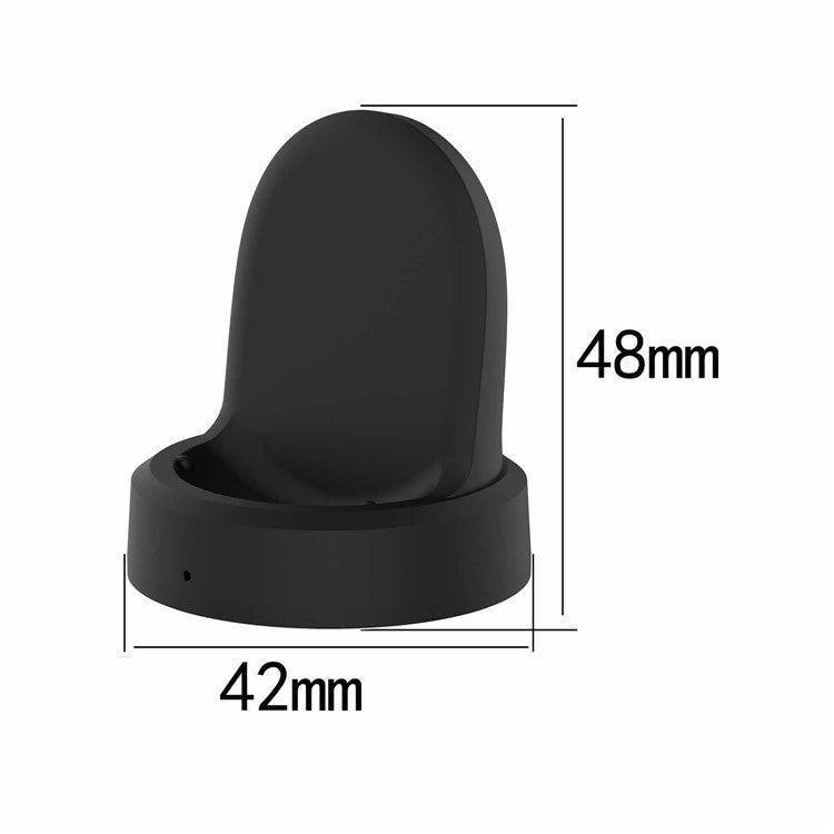 For Samsung Galaxy Watch 5 44mm / Watch 5 40mm / Watch 5 Pro 45mm Smartwatch Charger Stand Wireless Charging Dock with USB Cable - Rose