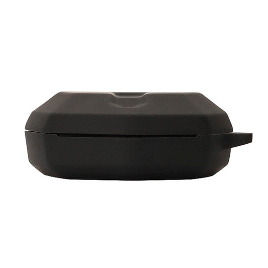 Anti-scratch Silicone Cover for Haylou G3 Earphone Bluetooth Charging Box Headset Protection Shell with Buckle - Black