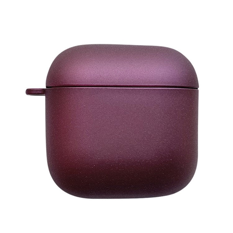 For Redmi Buds 3 Matte PC Hard Shell Protective Case Bluetooth Earphone Anti-dust Anti-drop Cover - Wine Red