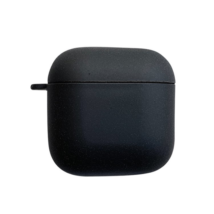 For Redmi Buds 3 Matte PC Hard Shell Protective Case Bluetooth Earphone Anti-dust Anti-drop Cover - Black