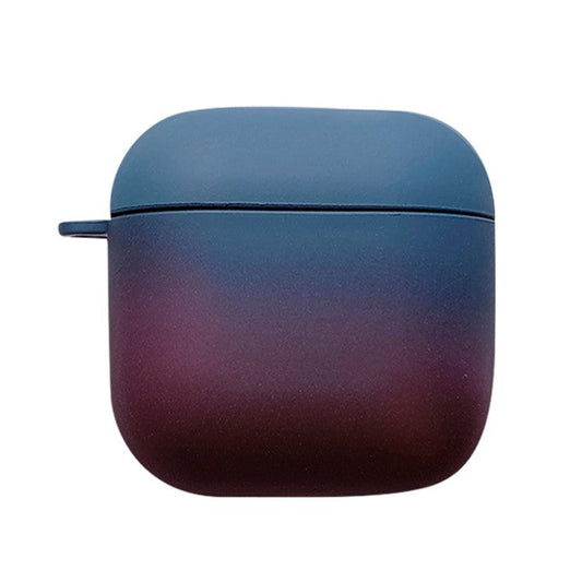 For Redmi Buds 3 Gradient Color Bluetooth Earphone Anti-drop Cover Matte Hard PC Protective Case - Blue / Purple