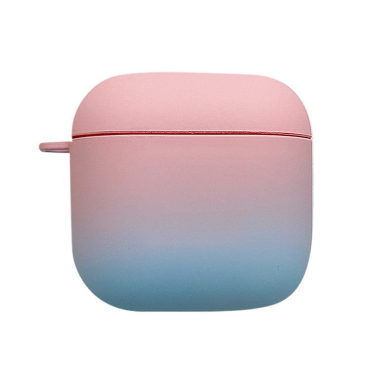 For Redmi Buds 3 Gradient Color Bluetooth Earphone Anti-drop Cover Matte Hard PC Protective Case - Pink / Blue