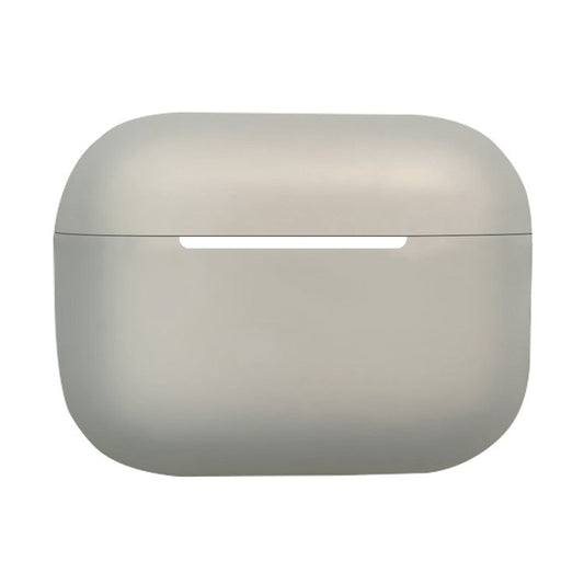Solid Color Earbuds Silicone Case for Apple AirPods Pro 2, Bluetooth Earbuds Anti-scratch Protective Cover - Transparent White