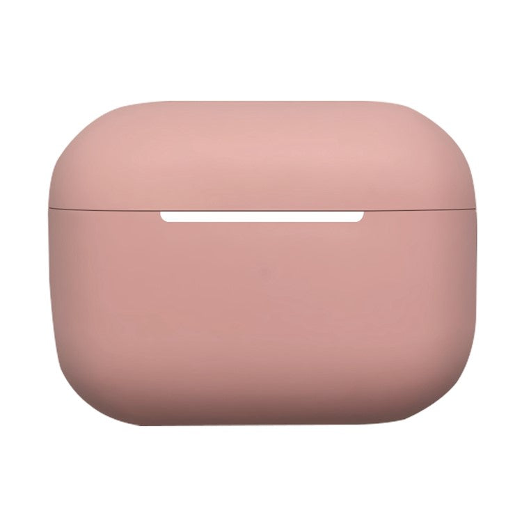 Solid Color Earbuds Silicone Case for Apple AirPods Pro 2, Bluetooth Earbuds Anti-scratch Protective Cover - Pink