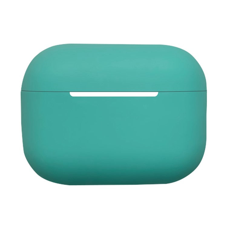 Solid Color Earbuds Silicone Case for Apple AirPods Pro 2, Bluetooth Earbuds Anti-scratch Protective Cover - Mint Green