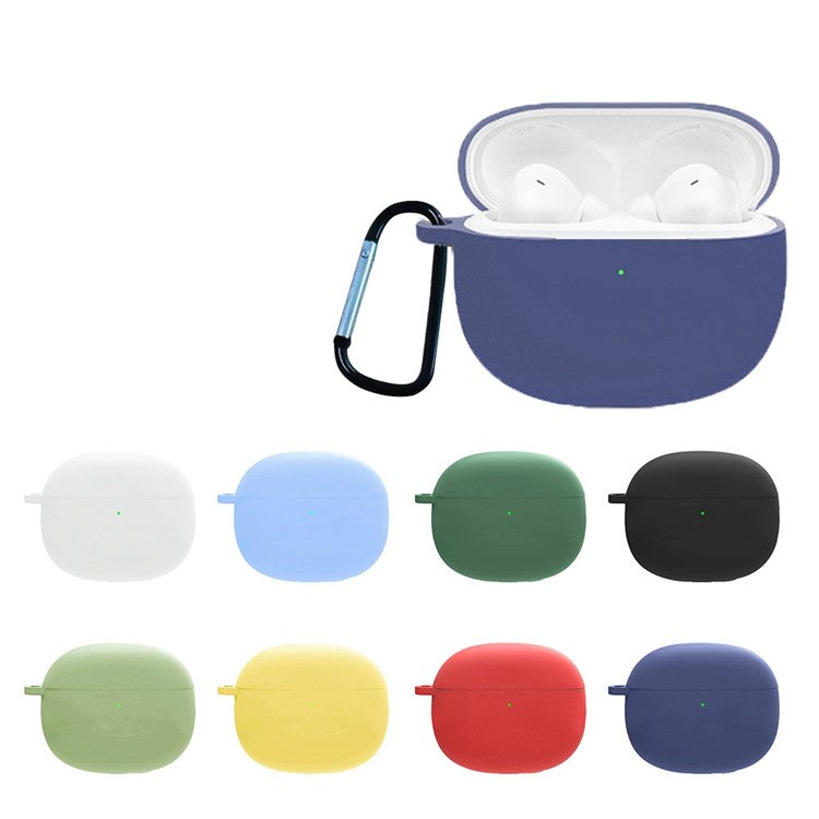 For Redmi Buds 4 Pro Bluetooth Earphone Silicone Protective Case Anti-dust Drop-proof Cover - Matcha Green